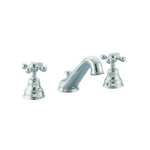 Robinet mélangeur lavabo rétro trois trous CISAL ARCANA pour salle de bain ancienne