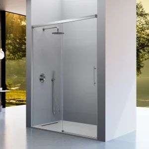 Paroi de douche fixe + Porte coulissante URBAN