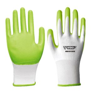 Gants de Travail Nitrile L Vido WD810