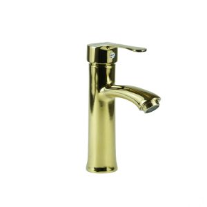 Germano Celta Mitigeur Lavabo Doré en Inox