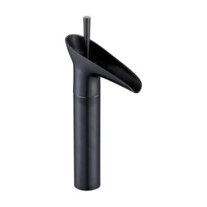 Polkana Light Mitigeur Lavabo Noir Mat en Inox