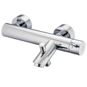 Robinet mitigeur baignoire KRONENBACH Lima 2.0 (chromé ou noir)