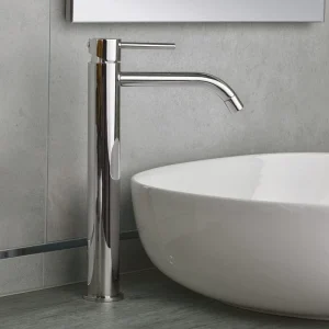 Robinet mitigeur lavabo KRONENBACH Lima 2.0 XXL (chromé ou noir)